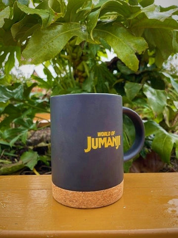 Word of Jumanji Cork Base Mug - Yellow