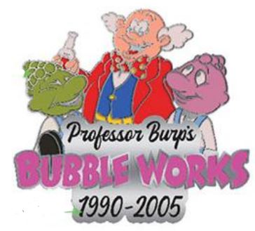 Retro Bubbleworks Pin Badge