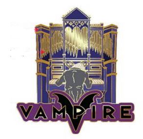 Vampire Organist Pin Badge