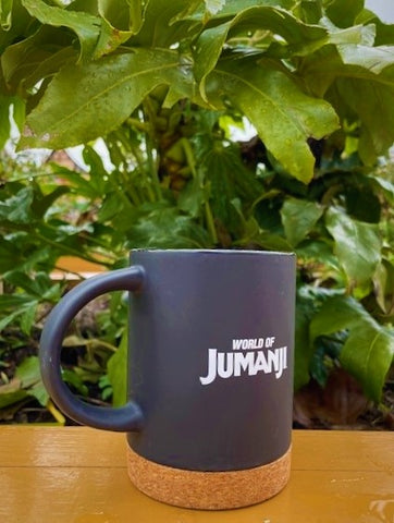 Word of Jumanji Cork Base Mug - White