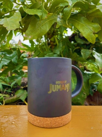 Word of Jumanji Cork Base Mug - Green