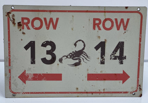 LOT#12 Row Sign 13-14