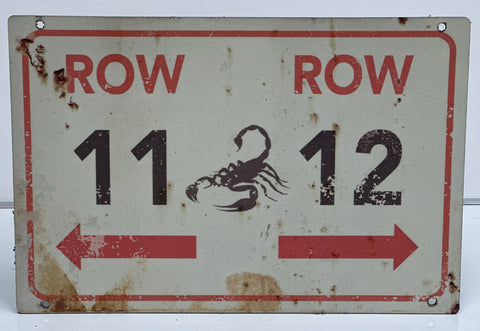 LOT#11 Row Sign 11-12