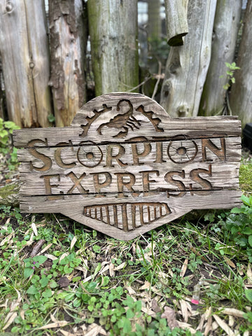 LOT#1A - Wooden Entrance Sign Large