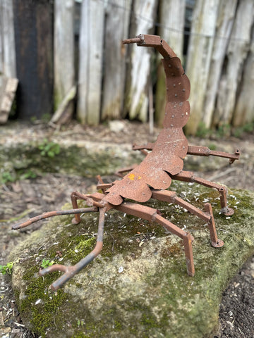 LOT#5 Scorpion Sculpture (Slight Rust Mark)