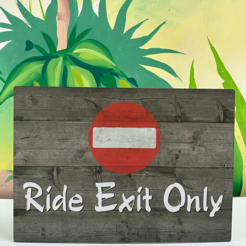 KOBRA - Ride Exit Sign