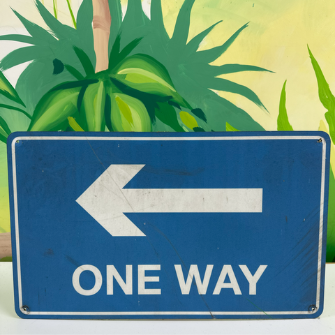 Tuk-Tuk Turmoil One Way Sign