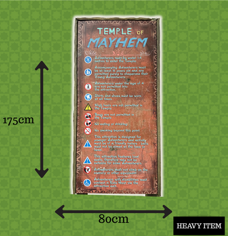 Temple of Mayhem Restriction Board
