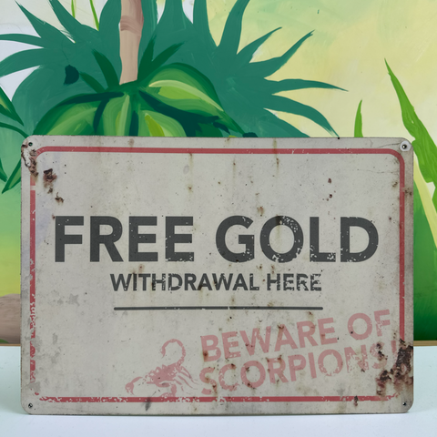 Scorpion Express - Free Gold Sign