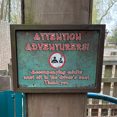 Tuk-Tuk Turmoil Attention Sign