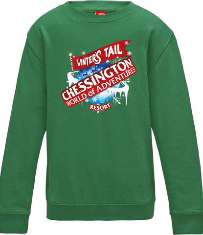 CWOA Winter's Tail Kids Sweatshirt - Green