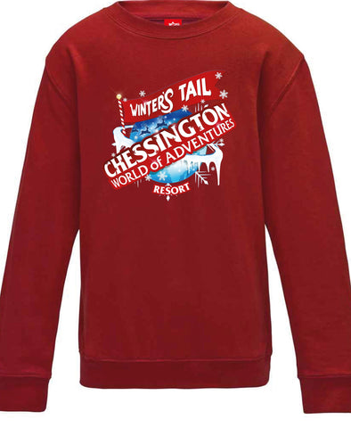 CWOA Winter's Tail Kids Sweatshirt - Red