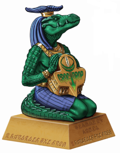 Croc Drop Resin Trophy